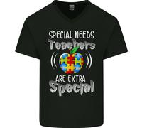 Maglietta In Cotone A V Per Uomini Con Autismo E Bisogni Speciali