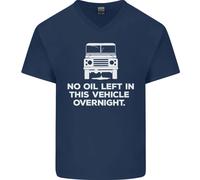 Maglietta In Cotone A V Per Uomo 4X4 Fuoristrada Senza Olio Rimasta Di Notte