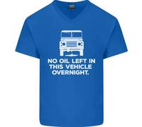 Maglietta In Cotone A V Per Uomo 4X4 Fuoristrada Senza Olio Rimasta Di Notte