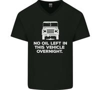 Maglietta In Cotone A V Per Uomo 4X4 Fuoristrada Senza Olio Rimasta Di Notte