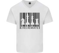 Maglietta In Cotone A V Per Uomo Chess Barcode