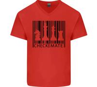 Maglietta In Cotone A V Per Uomo Chess Barcode