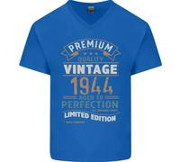 Maglietta In Cotone A V Per Uomo Del 82° Compleanno Vintage 1944