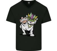 Maglietta In Cotone A V Per Uomo Del Festival Di Mardi Gras