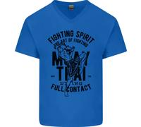 Maglietta In Cotone A V Per Uomo Di Muay Thai Full Contact MMA