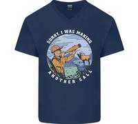 Maglietta In Cotone A V Per Uomo Divertente Hunter Making Another Call