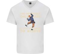 Maglietta In Cotone A V Per Uomo Rock Climbing The Impossible Funny Climber