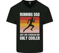 Maglietta In Cotone A V Per Uomo Runner Di Maratona Cross Country Papà