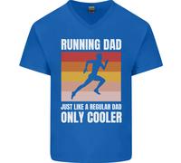 Maglietta In Cotone A V Per Uomo Runner Di Maratona Cross Country Papà