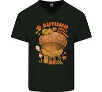 Maglietta In Cotone A V Per Uomo Sweet Autumn