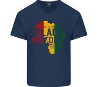 Maglietta In Cotone A V Uomo Juneteenth African Black History Month Lives Matter