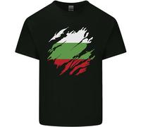 Maglietta In Cotone Con Bandiera Della Bulgaria Uomo Per Il Giorno Del Calcio