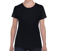 Maglietta In Cotone Gildan A Maniche Corte Per Donna