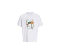 Maglietta in cotone Jack & Jones modello MANCHESTER a maniche corte, girocoll...