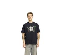 Maglietta in cotone Jack & Jones modello MANCHESTER a maniche corte, girocoll...