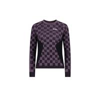 Maglietta in lana merino a maniche lunghe donna Mons Royale Ascender Violet M