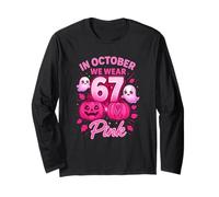 Maglietta in October We Wear Pink 6 7 Meme Maglia a Manica