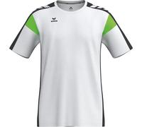 Erima T-Shirt Funzionale Celebrate 125 (1082603), Uomo, Bianco/Green Geco, S