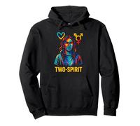 Maglietta indigena Two-Spirit Pride Felpa con Cappuccio