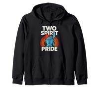 Maglietta indigena Two-Spirit Pride Felpa con Cappuccio