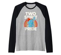 Maglietta indigena Two-Spirit Pride Maglia con Maniche Raglan