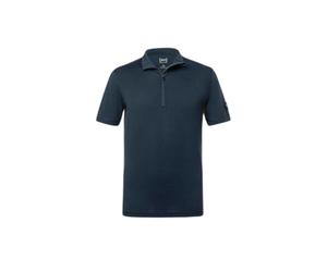 Maglietta intima 1/4 zip super.natural Tundra175 Bleu S