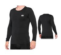Maglietta intima a manica lunga 100% Basecamp Baselayer Noir