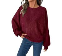 Maglietta intima calda da donna Camicie di base Casual Autunno Top per le donne 2025 Maniche lunghe a tinta unita Girocollo Vestibilità ampia T-shirt da lavoro per abiti da casa Abbigliamento interno