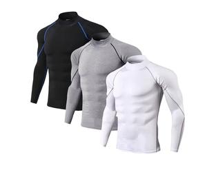 Maglietta intima da uomo in tormalina a infrarossi lontani magnetici, a compressione, correttore posturale per uomo, 3 pezzi-A., XXL