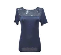 Maglietta intima Donna Mey Navy - 56001895
