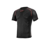 Alpinestars Ride Tech V2 Camicia funzionale, nero-rosso, taglia XL 2XL