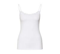 Calida Etude Toujours Canottiera, Semitrasparente, Bianco, 40 Donna