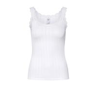 CALIDA Etude Toujours Damen Top ohne Arm Canottiera, Bianco (Weiss 001), XS Donna