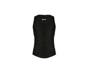 Maglietta intima senza maniche santini alpha nera
