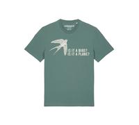 Maglietta 'Is it a bird' Uomo Watapparel XXXL verde pastello / bianco