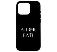 Maglietta ispiratrice latina stoica di Amor Fati Love your Fate Custodia per iPhone 16 Pro