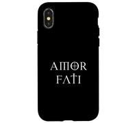 Maglietta ispiratrice latina stoica di Amor Fati Love your Fate Custodia per iPhone X/XS