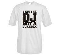 Maglietta J08 I am the DJ not a Jukebox, Ironic T-shirt