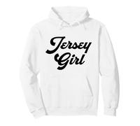 Maglietta Jersey Girl, T-Shirt da Donna New Jersey State Felpa con Cappuccio