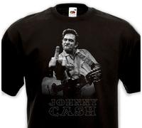 Maglietta Johnny Cash - Paese Rock N'Roll Rockabilly Blues Western Folk Sun 50's