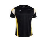 Maglietta Joma Montreal Nero/Giallo/Bianco M