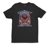 Maglietta Journey Ufficiale Journey Frontiers Uomo Nera Manica Corta Girocollo