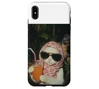 Maglietta Just a Chill Girl Cat, T-shirt Cat And Dinosaur Custodia per iPhone XS Max