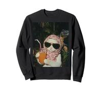 Maglietta Just a Chill Girl Cat, T-Shirt Cat And Dinosaur Felpa