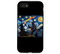 Maglietta Kaiju Mostro Giapponese Van Gogh Notte Stellata Custodia per iPhone SE (2020) / 7/8