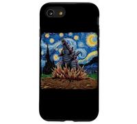 Maglietta Kaiju Mostro Giapponese Van Gogh Notte Stellata Custodia per iPhone SE (2020) / 7/8