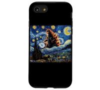 Maglietta Kaiju Mostro Giapponese Van Gogh Notte Stellata Custodia per iPhone SE (2020) / 7/8