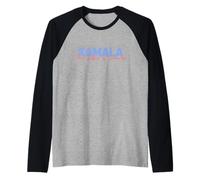 Maglietta Kamala Harris 2024 per Il Presidente, Kamala Harris 2024 Maglia con Maniche Raglan