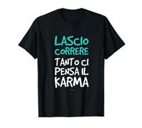 Maglietta Karma Divertente Regalo Ci Pensa Il Karma Maglietta