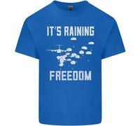 Maglietta Kids Freedom Parachute Regiment Para 1 2 3 4 SAS Ragazzi Ragazze